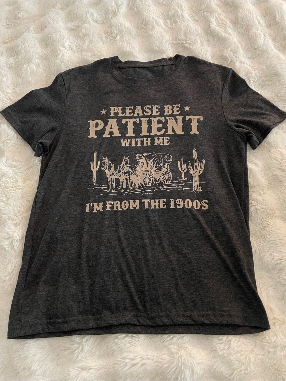 “Please Be Patient With Me I’m From the 1900s” Top, M